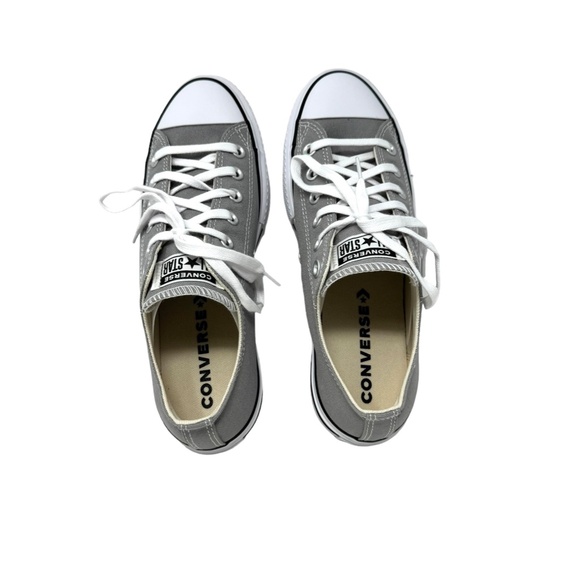 Converse Ctas Lift Platform Low Top Shoe Gray Canvas Women Size Sneakers A07573F - Picture 7 of 15